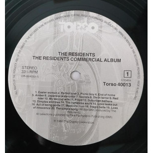 The Residents - Commercial Album 1988 Netherlands Version Reissue Vinyl LP ***READY TO SHIP from Hong Kong***